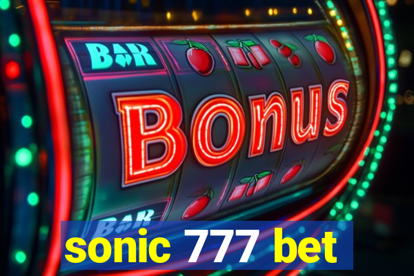 sonic 777 bet